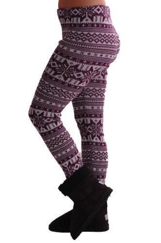 Nordic pattern leggings best sale