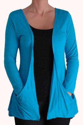 Turquoise sales waterfall cardigan