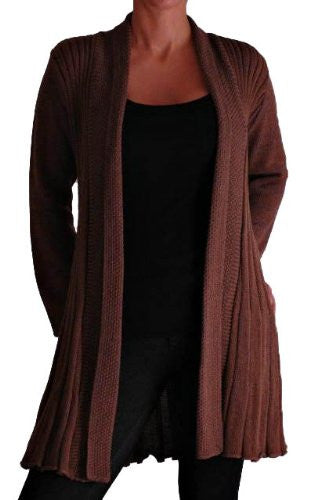 Open front 2025 draped cardigan
