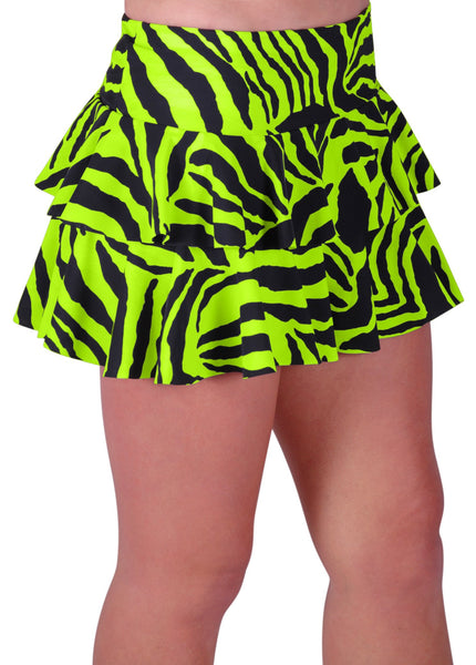 Short zebra sale skirt