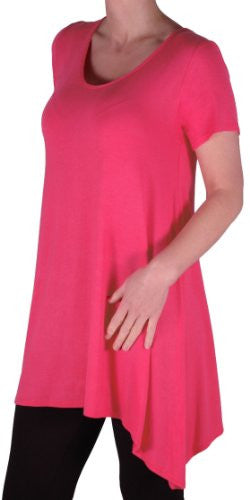 Geneva Short Sleeve Plus Size Tops