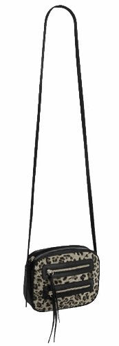 Jada Leopard Print Zipped Cross Body Bag