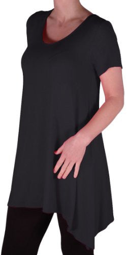 Geneva Short Sleeve Plus Size Tops