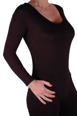Long Sleeve Scoop Neck Leotard