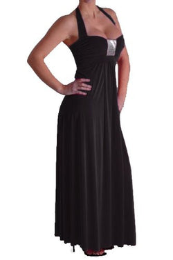 Elegant Halter Neck Sequined Dress