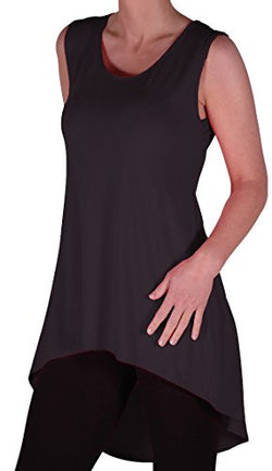 Julina Fishtail Hem Sleeveless Plus Size Vest