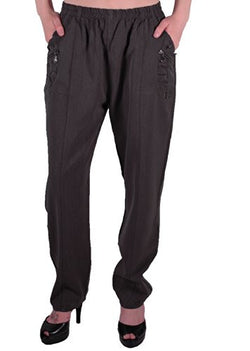 Rochelle Elasticated Plus Size Trousers