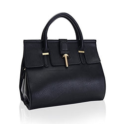 Doctor Style Faux Leather Satchel Bag