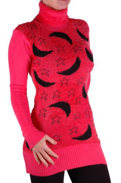 Polo Neck Knitted Jumper