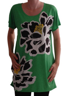 Tabitha Long Floral Tunic Tops