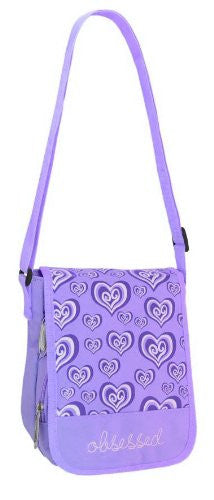 Obsessed Heart Print Cross Body Bag
