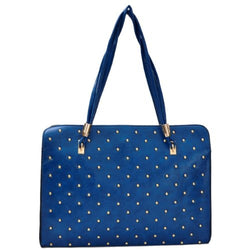 Godiva Faux Leather Studded Satchel Bag