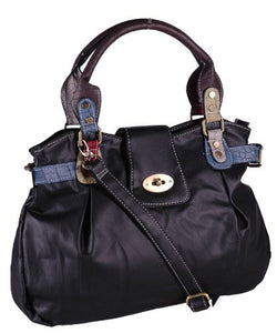 Helena Faux Leather Shoulder Bag