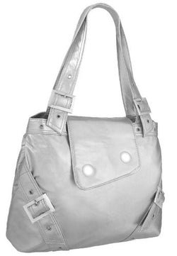 Crystal Faux Leather Grab Bag