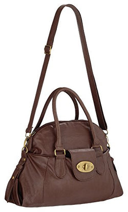 Gigi Faux Leather Satchel Bag