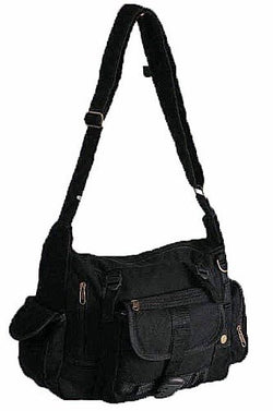 New York Cross Body Canvas Bag