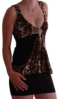 Lilly Leopard Print Tops