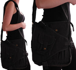 Vintage Canvas Urban Cross Body Bag