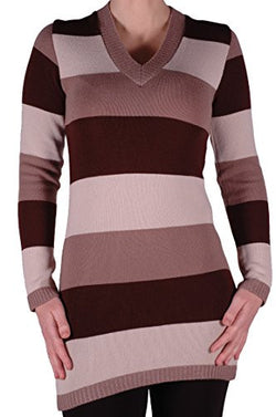 Greta Stripe Knit V Neck Jumper