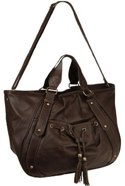 Sanford Faux Leather Shoulder Bag