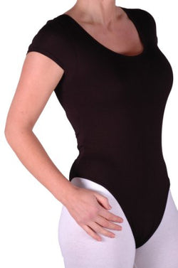 Cap Sleeve Scoop Neck Leotard