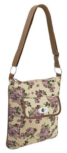 Bridget Floral Canvas Shoulder Bag