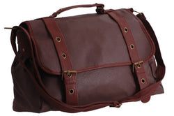 Contour Faux Leather Satchel Bag