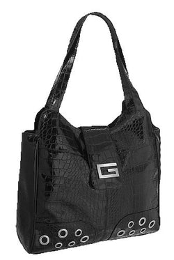 Kanya Croc Print Shoulder Bag