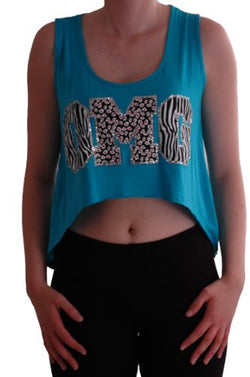 OMG Print Croppd Tops