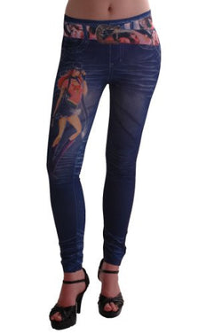Angelina Graphic Art Print Leggings