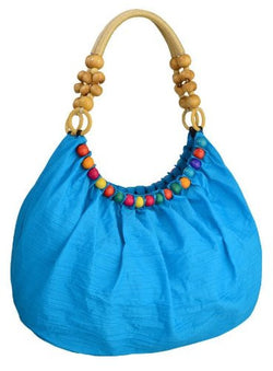 Isla MultiColoured Beads Ruched Shoulder Bag