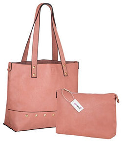 Faux Leather Tote Bag