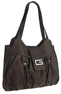 Faux Leather Shoulder Bag