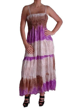 Multicoloured Chiffon Maxi Dress