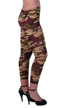 Camouflage Cropped Leggings