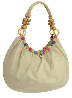 Isla MultiColoured Beads Ruched Shoulder Bag