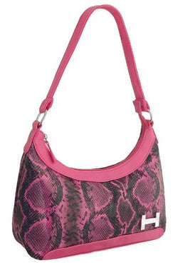 Croc Print Shoulder Bag