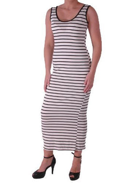 Milos Striped Jersey Dress