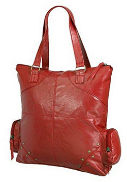 Womens Handbag Bancroft Genuine Faux Leather Purse Bancroft Red