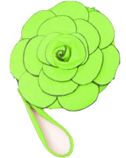 Florentine Floral Print Long Strap Clutch Purse