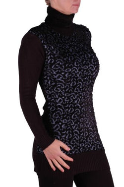 Knitted Polo Neck Jumper