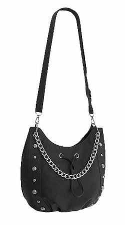 Vespa Studded Chain Faux Leather Shoulder Bag
