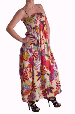 Cordelia Cotton Floral Print Maxi Dress