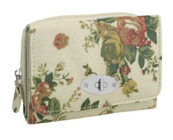 Jasmine Waxed Floral Purse