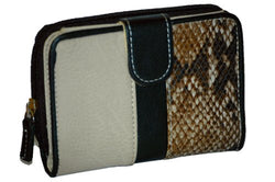 Lilly Tonal Animal Print Faux Leather Wallet