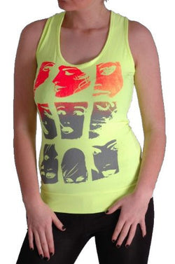 Face Art Graphic Tops