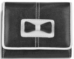 Lourdes Faux Leather Bow Purse