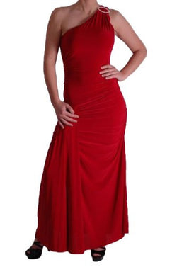 One Shoulder Buckled Dress