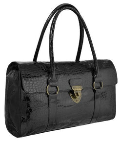 Clio Croc Print Handbag