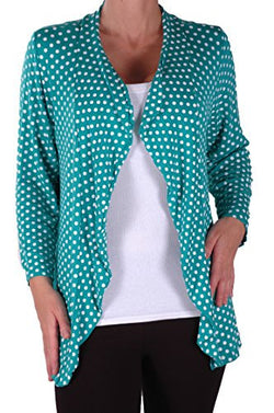 Heidi Jersey Plus Size Cardigan